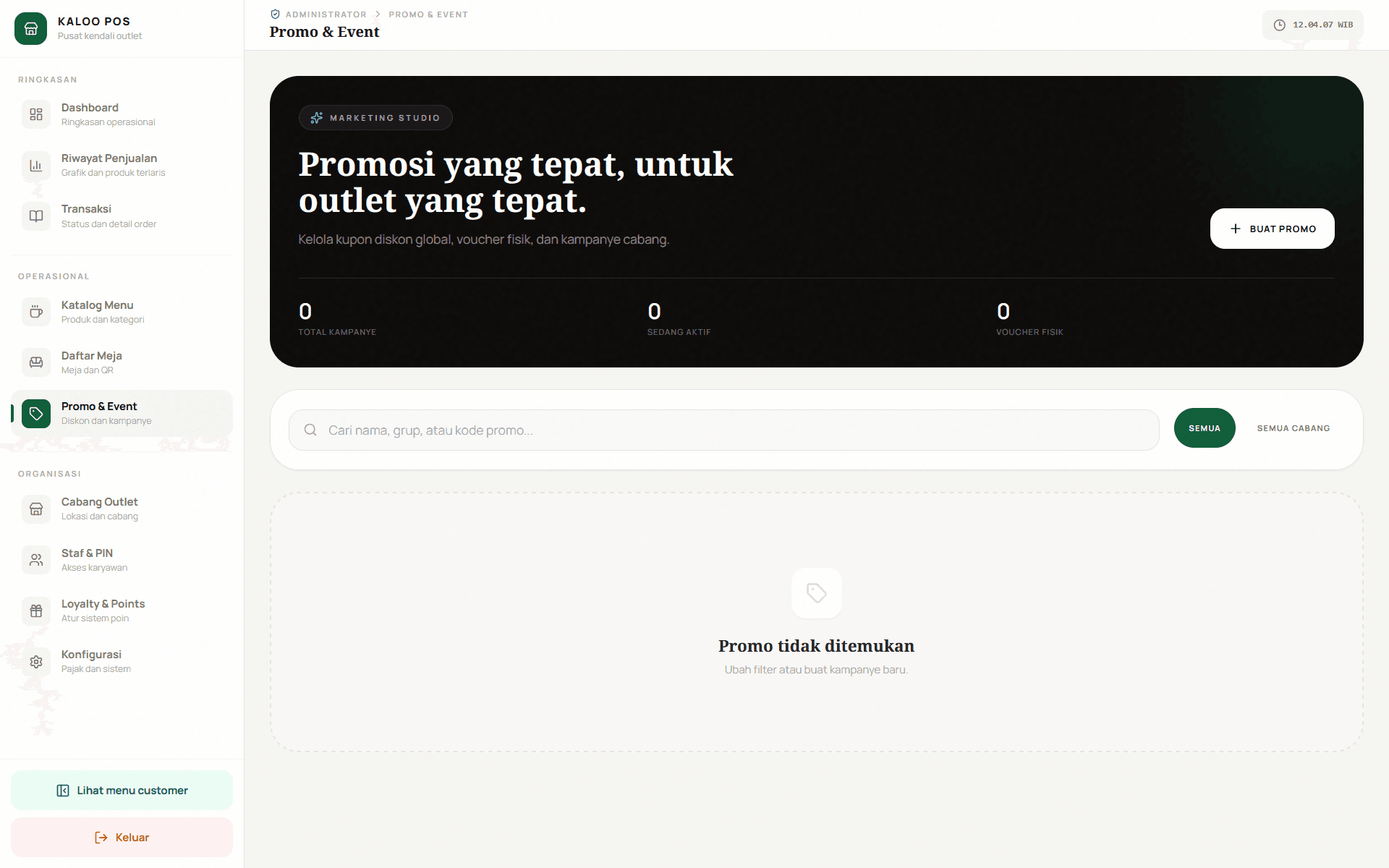 Halaman Utama Promo